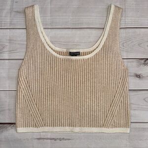 Wild Fable Tan Ribbed Knit Cropped Sweater Tank Top
Size XL Springs Summer Cute